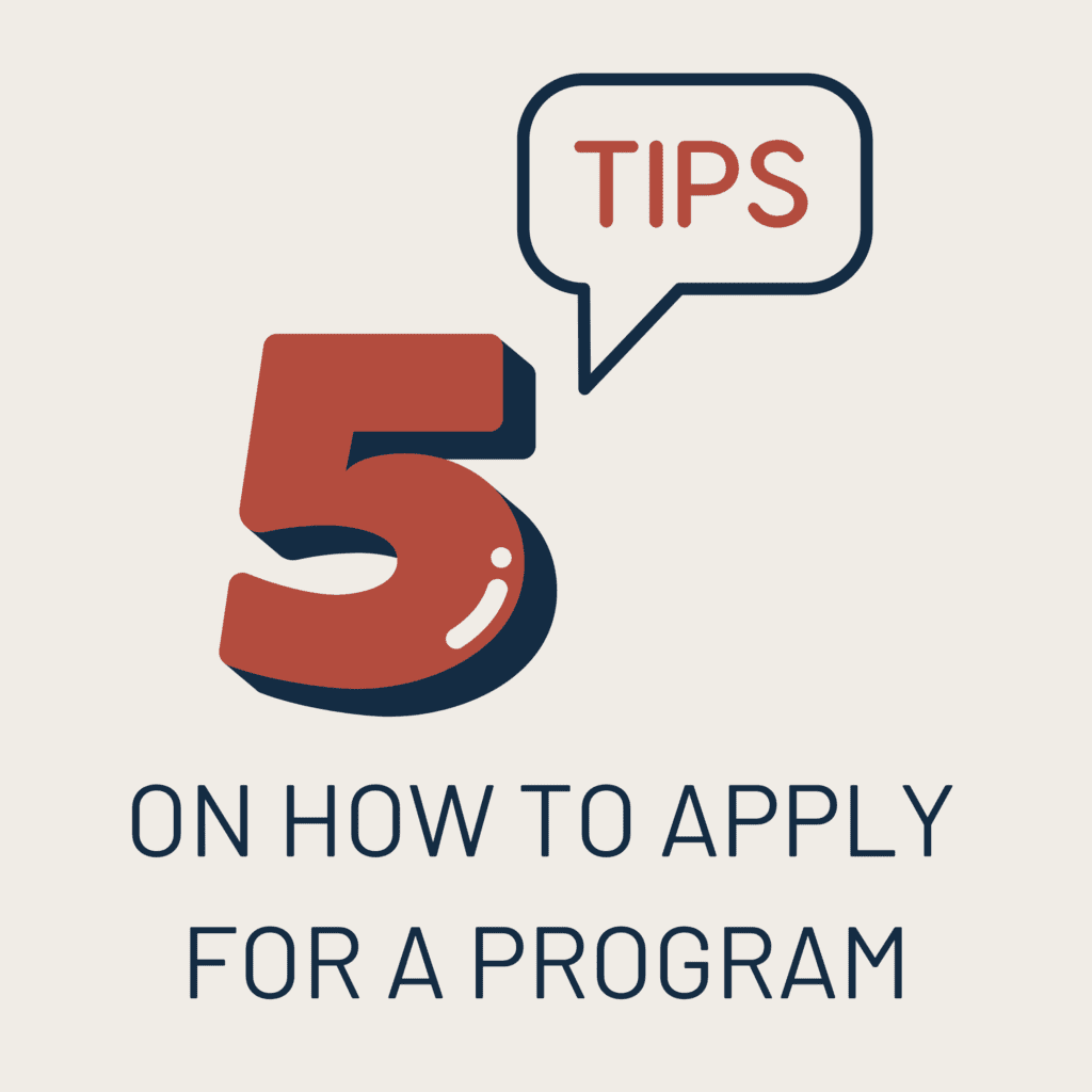 5 tips on how to apply for a program at The Shortcut